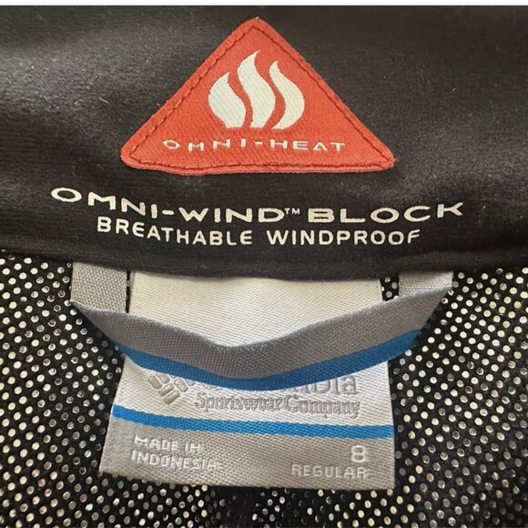 COLUMBIA Black Ski Pants Womens Size 8 Omni-Heat Omni-Wind Block Snow Pants - Picture 4 of 6